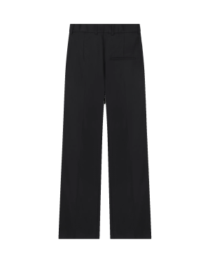Black Wool Tailoring Trousers