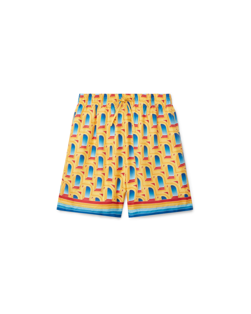 L'Arche De Jour Silk Shorts