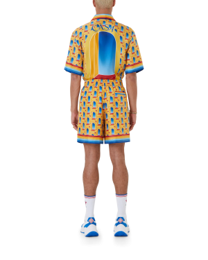 L’Arche De Jour Silk Shorts