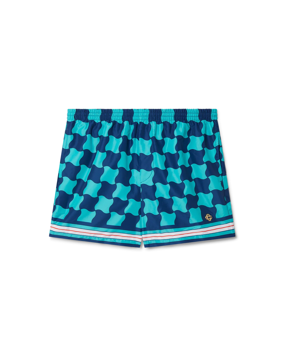 Pool Tile Swim Trunks