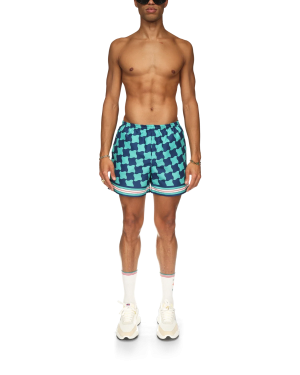 Pool Tile Swim Trunks