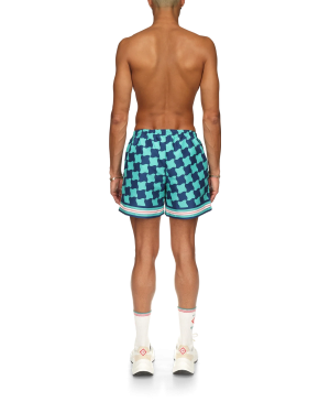 Pool Tile Swim Trunks