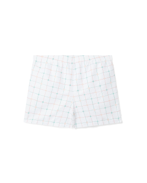 Tennis Check Swim Trunks