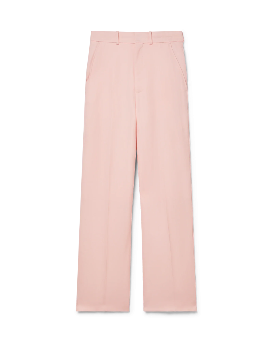 Pink Flare Trousers
