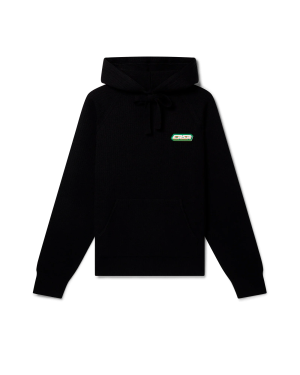 Rib Effect Hooded Sweatshirt
