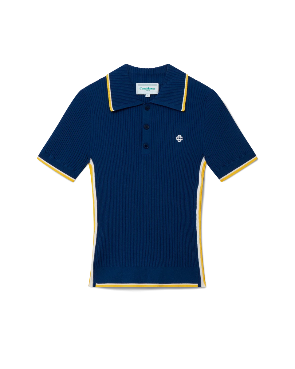 Rib Polo Shirt
