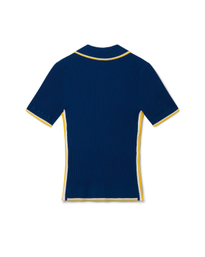 Rib Polo Shirt