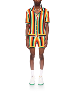 Striped Towelling Shirt