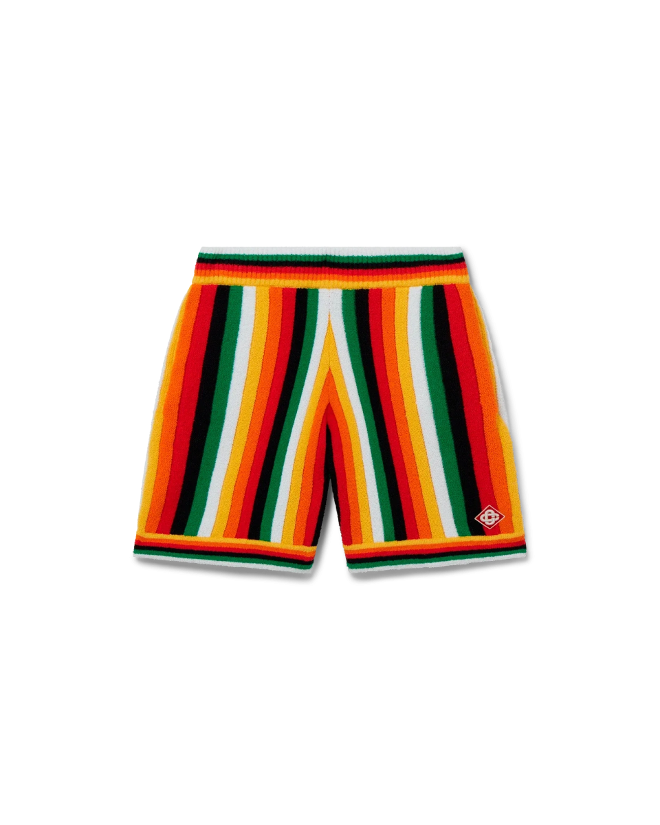 Striped Towelling Shorts