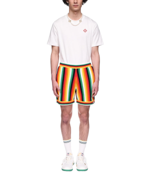 Striped Towelling Shorts