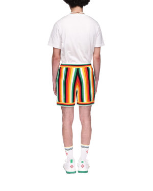 Striped Towelling Shorts
