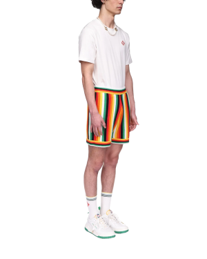 Striped Towelling Shorts