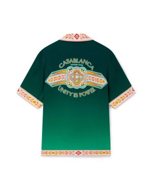 Unity Is Power Short Sleeve Silk Shirt