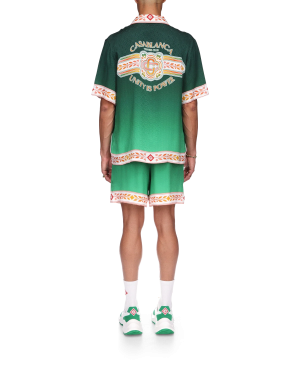 Unity Is Power Short Sleeve Silk Shirt