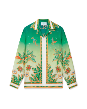 Joyaux D’Afrique Long Sleeve Silk Shirt