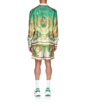 Joyaux D’Afrique Long Sleeve Silk Shirt