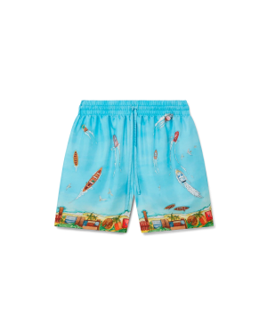 Maison Sur Piloti Silk Shorts