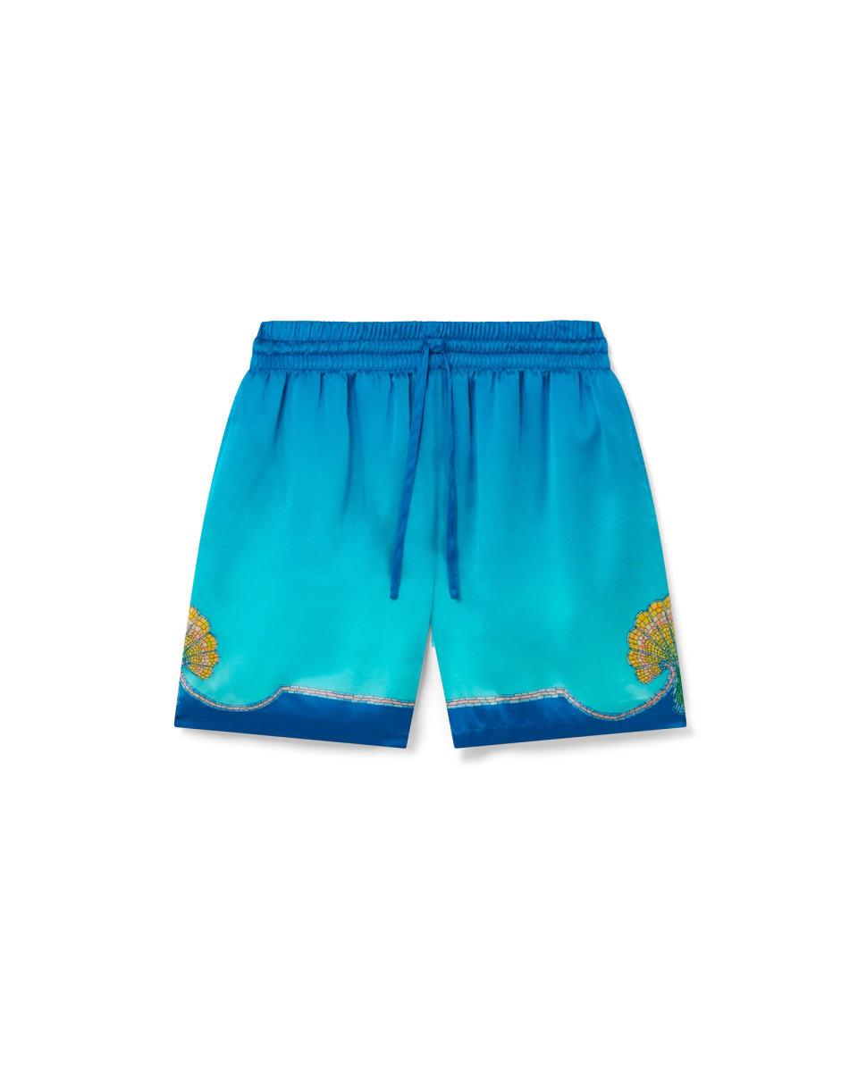 Coquillage Coloré Silk Shorts