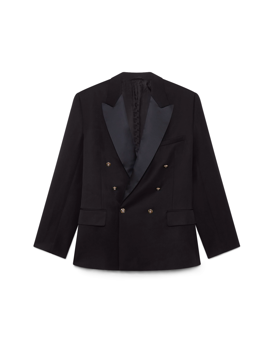 Wool Double Breasted Blazer