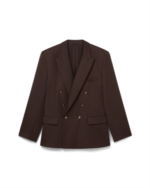 Wool Double Breasted Jacket