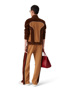 Chenille Panelled Track Jacket