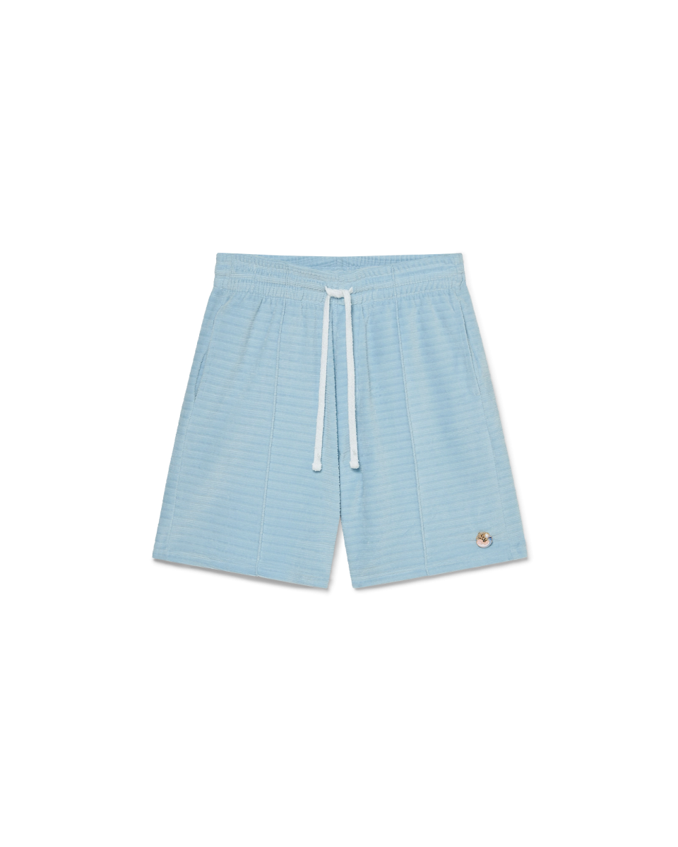 Velour Stripe Shorts