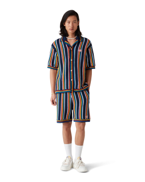 Crochet Stripe Shorts