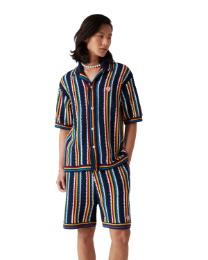 Crochet Stripe Shorts