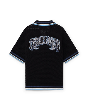 Gothic Short Sleeve Crochet Shirt