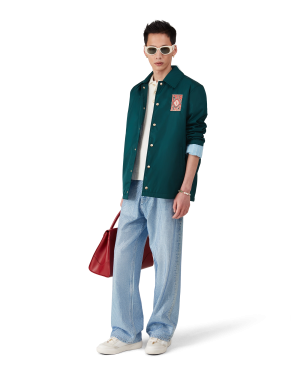 Gothic Logo Stadium Jacket