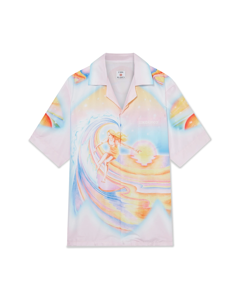 Psychedelic Nirvana Short Sleeve Swim Shirt
