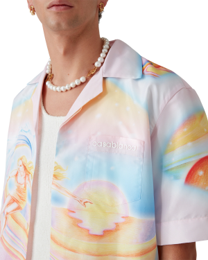 Psychedelic Nirvana Short Sleeve Swim Shirt