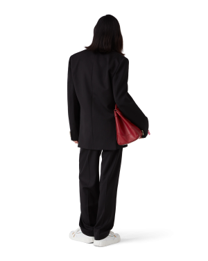 Wool Five Pleat Tailored Trousers