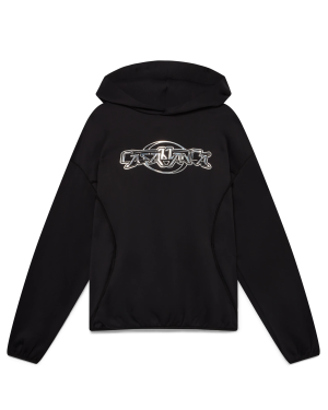 Oversized Panelled Hooded Sweatshirt