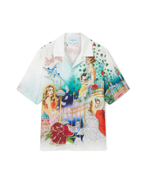 La Liaison Short Sleeve Silk Shirt