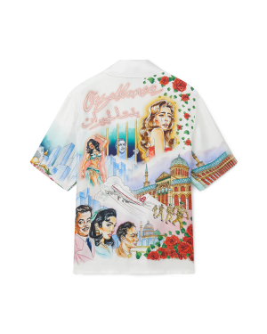 La Liaison Short Sleeve Silk Shirt