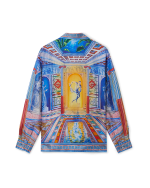 Le Temple Long Sleeve Silk Shirt