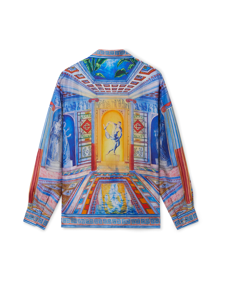 Le Temple Long Sleeve Silk Shirt