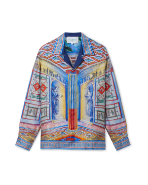 Le Temple Long Sleeve Silk Shirt