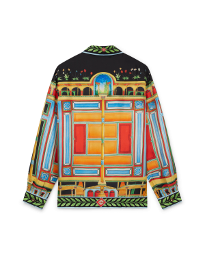 Le Palais En Fleur Long Sleeve Silk Shirt