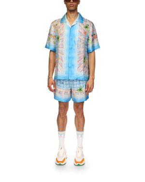 Le Plongeon Short Sleeve Silk Shirt