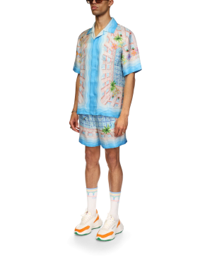 Le Plongeon Short Sleeve Silk Shirt