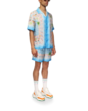 Le Plongeon Short Sleeve Silk Shirt