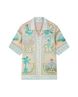 Vase Short Sleeve Linen Shirt