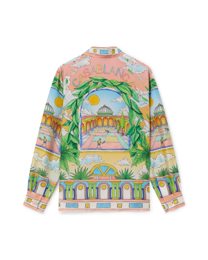 Paysage Ideal Short Sleeve Silk Shirt