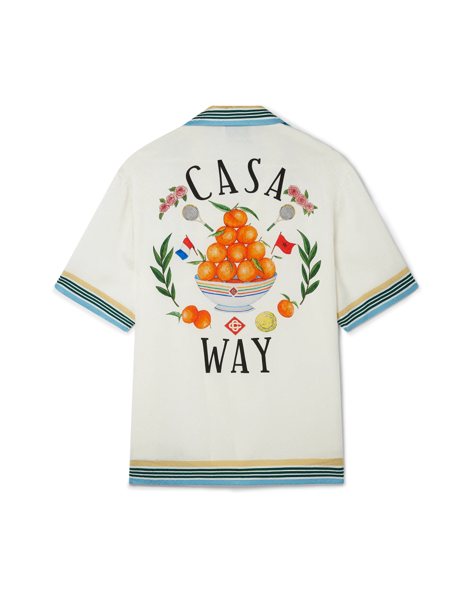 Casa Way Short Sleeve Silk Shirt