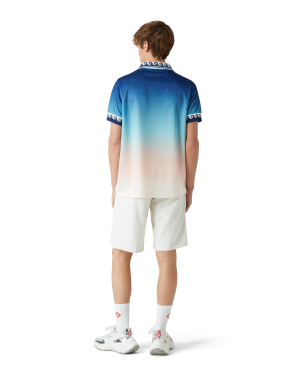 Jacquard Gradient Short Sleeve Football Shirt