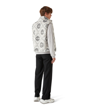 Faux Fur Monogram Gilet