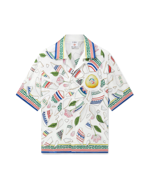 Le Vase Brise Short Sleeve Silk Shirt