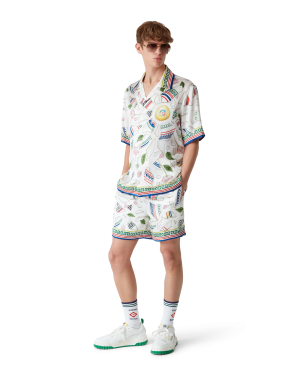 Le Vase Brise Short Sleeve Silk Shirt